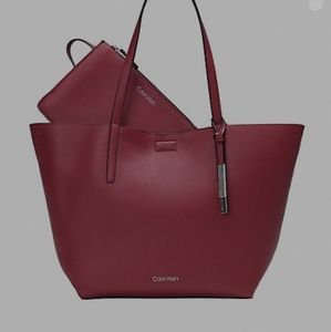 Calvin Klein Reversible tote bag and pouch